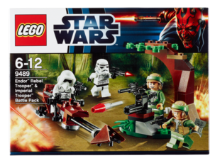 Endor rebel trooper & imperial trooper battle pack, Lego Star Wars 9489