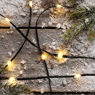 Mini LED Valoketju lämmin valkoinen, eri pituuksia