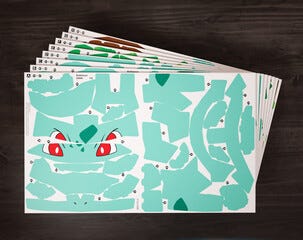 4D Build Pokémon Bulbasaur 3D-puslespill 195 biter, fra 12 år