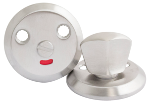 Habo toalettvred för dörr, rostfritt stål