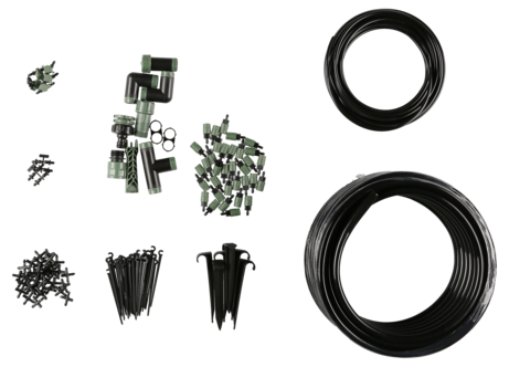 Droppbevattning växthus och trädgårdsland, 35 plantor