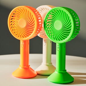 Håndvifte med USB og bordstativ