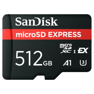 SanDisk Express microSD-kort, 880 MB/s