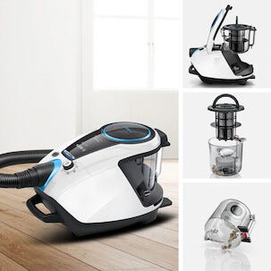 Bosch Serie 8 Pro Silence poseløs støvsuger, BGS7SIL1