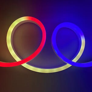 Deltaco Smart LED-valonauha neon RGB ulos, 5 m