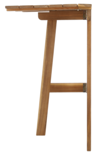 Balkongbord för vägg, 60 x 40 x 70 cm