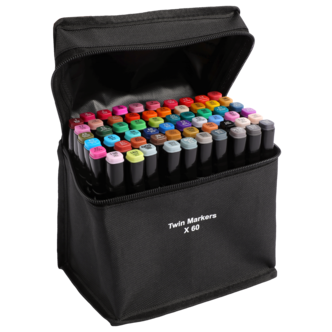 Twin Marker tuschpennor dubbelsidiga, storpack