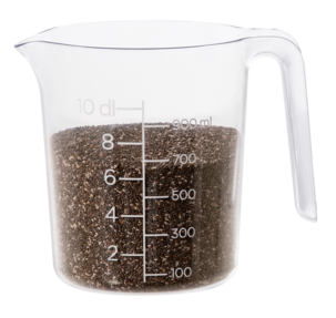 Litermått i plast, 1 liter