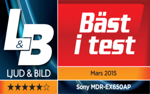 Hörlurar med mikrofon, Sony MDR-EX650AP