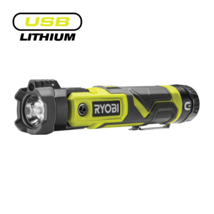 Ryobi RLP4-0 roterbar ficklampa 4 V med laserpekare