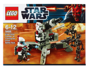 Elite clone trooper & commando droid battle pack, Lego Star Wars 9488