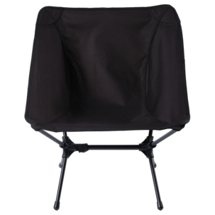 Hopfällbar campingstol ultralätt, svart