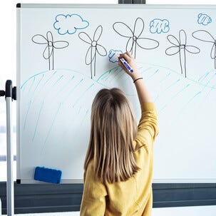 Whiteboardpenna med klickfunktion, 6-pack