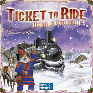 Ticket to Ride Nordic Countries brettspill, fra 8 år