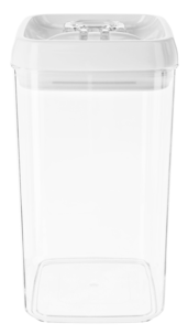 Airtight förvaringsburk plast, stapelbar