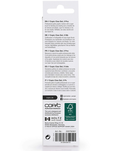 Copic Ciao Layer & Mix Pastel Palette, tusjer, 3-pakning