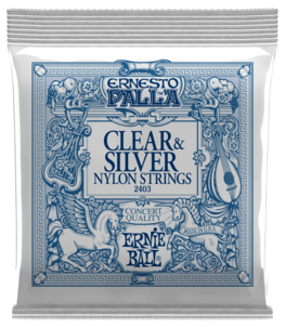 Ernie Ball Clear & Silver nylonsträngset