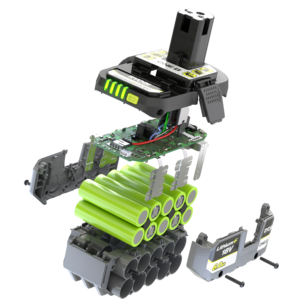 Ryobi batteri 6,0 Ah One+ 18 V RB1860X