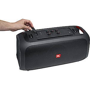 JBL PartyBox On-The-Go høyttaler med trådløs mikrofon