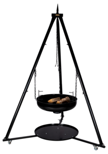 Espegard understell med hjul til bålpannen Glo 60