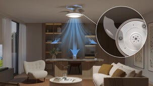 Philips Bliss takfläkt med dimbar belysning, 51 cm