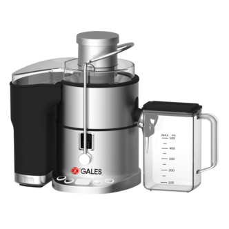 Råsaftcentrifug 600 W, rostfritt stål, 5 program