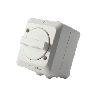 Cotech 2-polet utenpåliggende vristrømbryter IP54