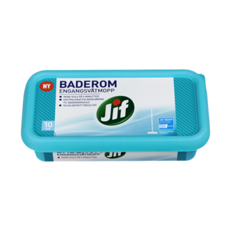 Jif engangsvåtmopp bad, refill 10-pakning