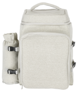 Picknickryggsäck med kylfack, beige