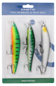 Kinetic Pike Wobblers 13-16 cm 3 st