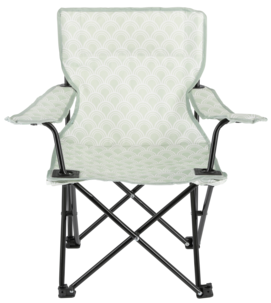 Hopfällbar campingstol för barn, grön