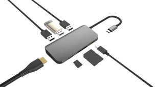 USB-C-telakka 7-in-1