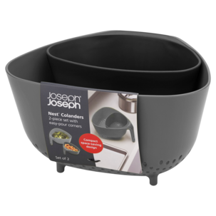 Joseph Joseph Nest Siivilä muovia, harmaa, 2 kpl