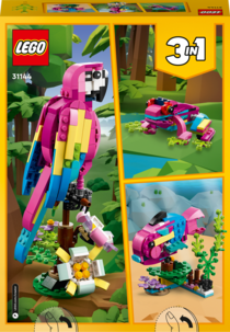LEGO Creator 3-i-1 Exotisk Rosa Papegoja 31144, från 7 år
