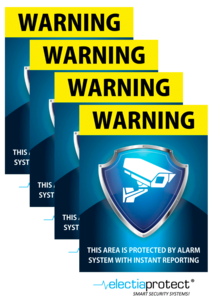 Electia Protect, alarmklistremerker, 4-pack 