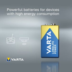 VARTA Longlife Power 9 V batteri