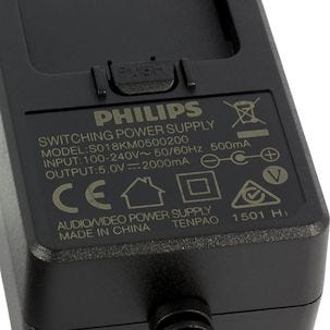 Nätadapter Philips 5 V/2000 mA