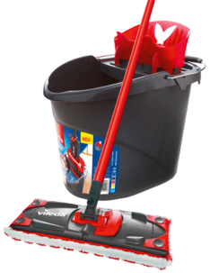 Vileda UltraMax komplett sett, mopp med bøtte