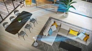 Philips CX2550/00 stillegående gulvvifte 2-i-1