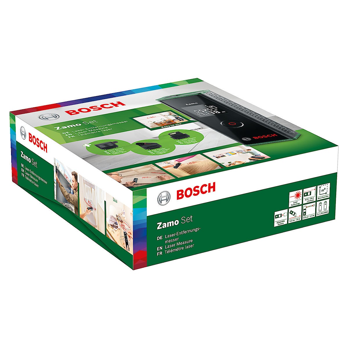 Bosch Zamo Iii Premium Laser Distance Measure Set Clas Ohlson