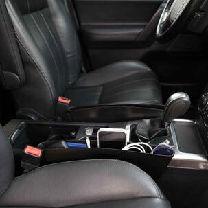 Förvaringsfack till bil, svart, 36,5 x 4 x 11 cm, 2-pack