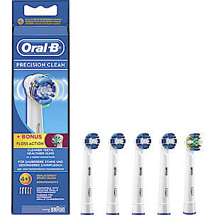 Børsthode, refill Oral-B Precision Clean 4+1
