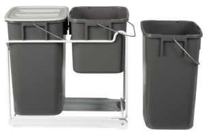 Jätevaunu, ulosvedettävä