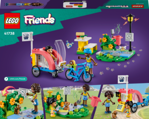 LEGO Friends redningssykkel for hunder 41738, fra 6 år
