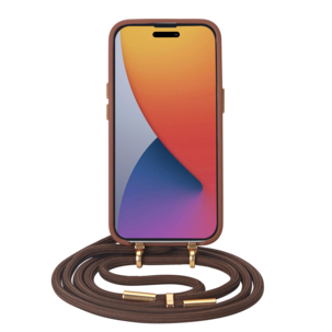 Anmiki mobildeksel med skulderreim til iPhone 15