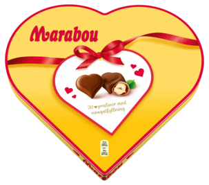 Marabou Hearts Suklaarasia, 30 konvehtia