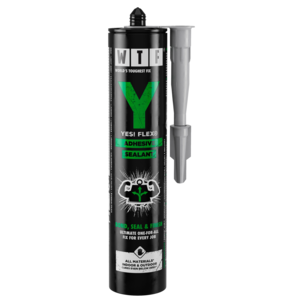 WTF Y Yes Flex lim och fogmassa utomhus, ljusgrå, 310 ml