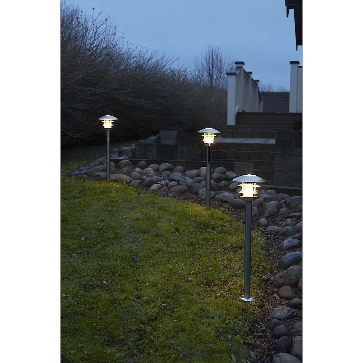 Northlight LED hagebelysning 3-pack