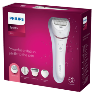 Philips Series 8000 epilator, BRE740/10