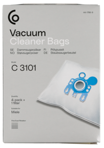 Dammsugarpåsar C3101, 4-pack